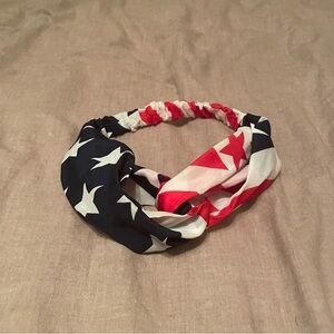 American Flag Twist Headband
